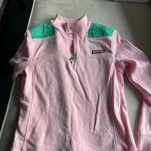 VGUC Vineyard Vines HTF Shep Shirt M Pink and Green